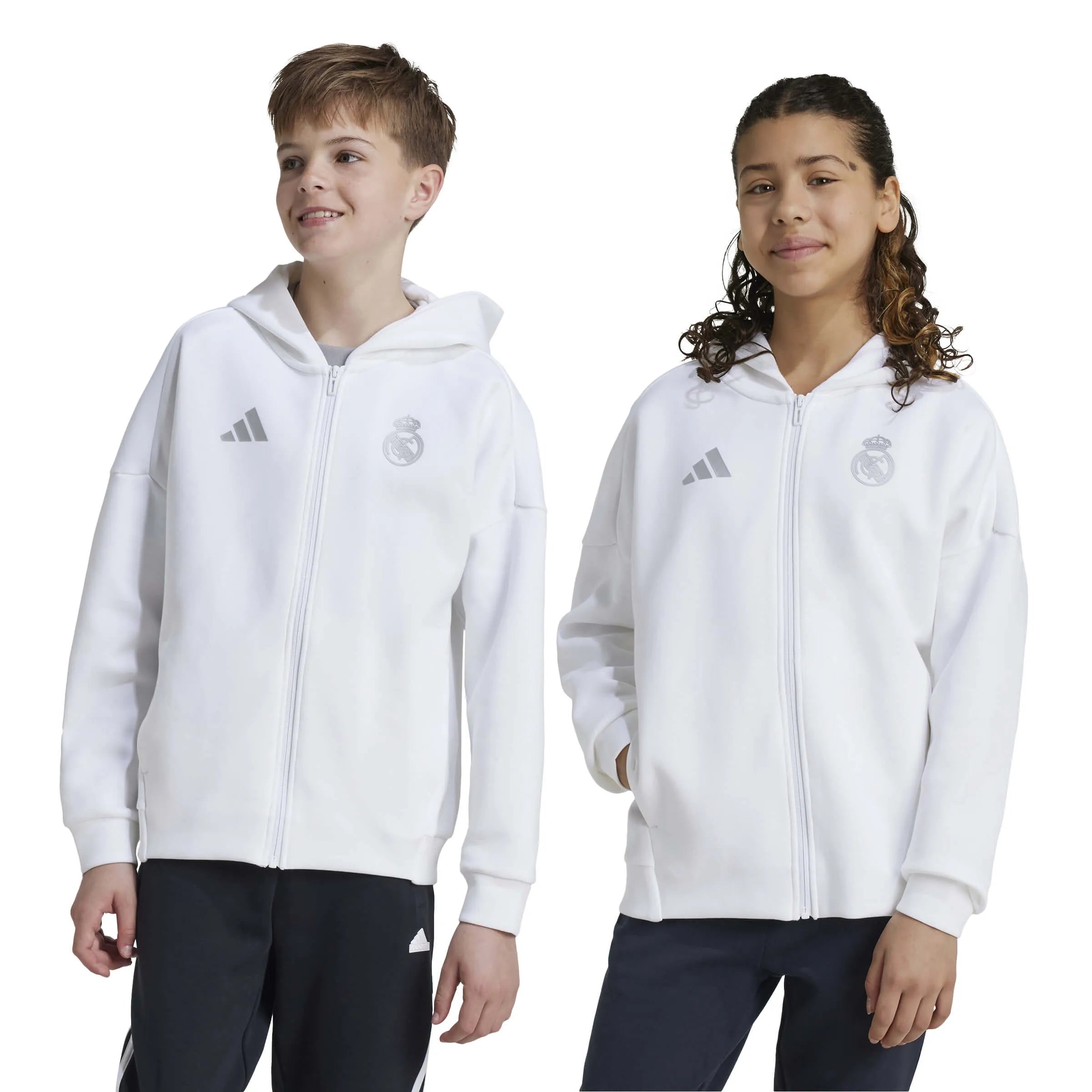 adidas 2024-25 Real Madrid Youth Anthem Jacket (Models - Front)
