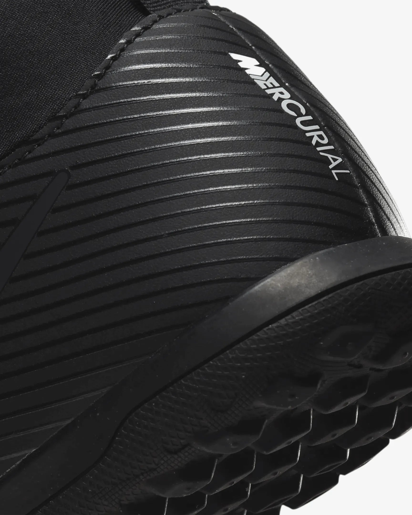  Nike Jr Superfly 9 Club Turf - Black-Smoke Grey (Detail 2)