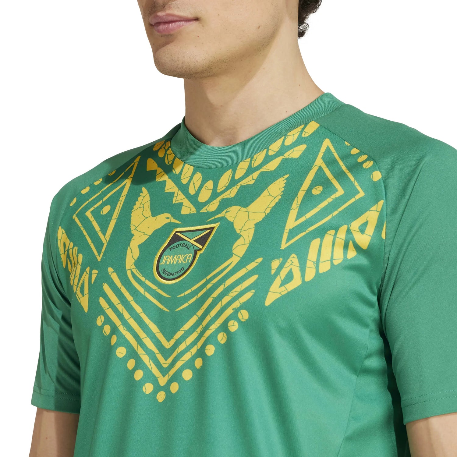 adidas 2024-25 Jamaica Men's Pre-Match Jersey (Detail 1)