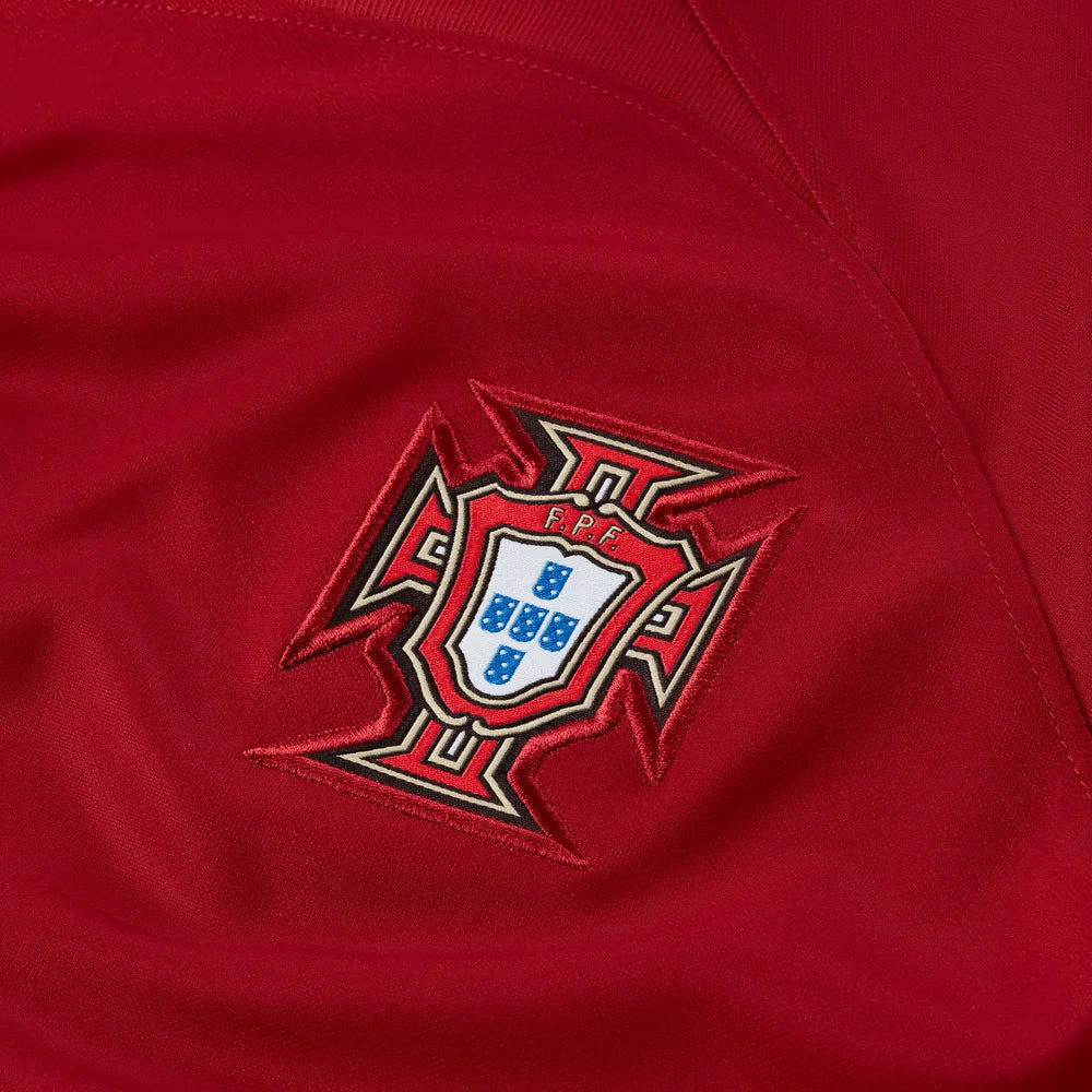 Nike 2022-23 Portugal Women's Stadium Home Jersey - Red-Green