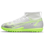 Nike JR Superfly 8 Academy TF - White-Grey-Volt (Side 1)