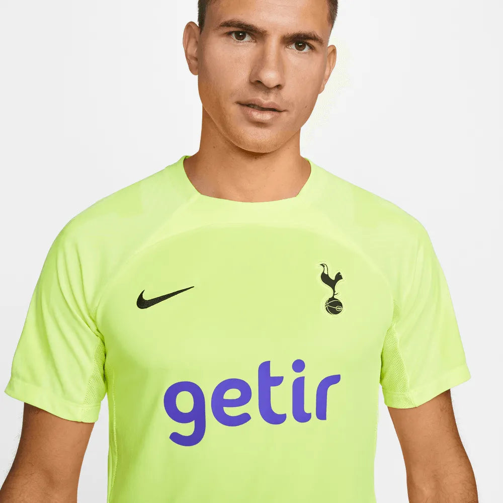 Nike 2022-23 Tottenham DF Strike Top - Volt-Black (Detail 1)