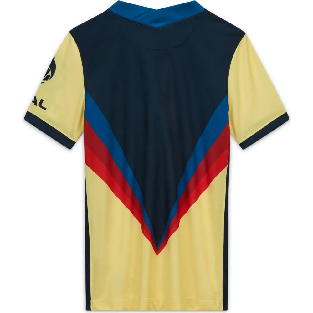Nike Club America Youth Home Jersey 2020-21 (Yellow & Navy)