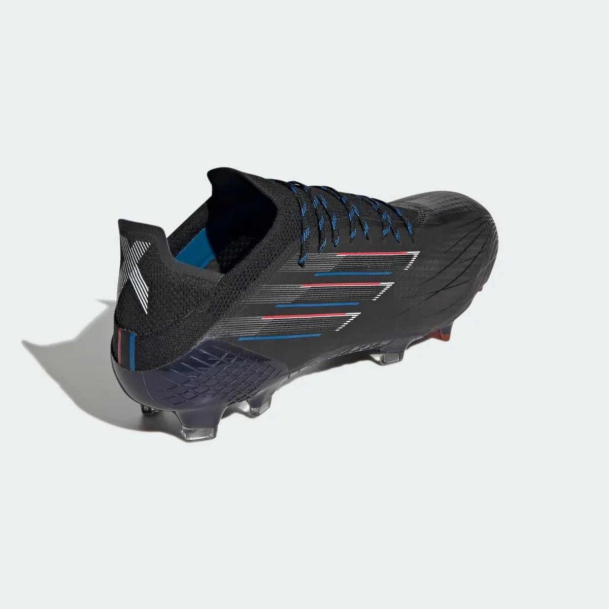 Adidas X Speedflow .1 FG - Black-White-Red-Blue (Diagonal 2)