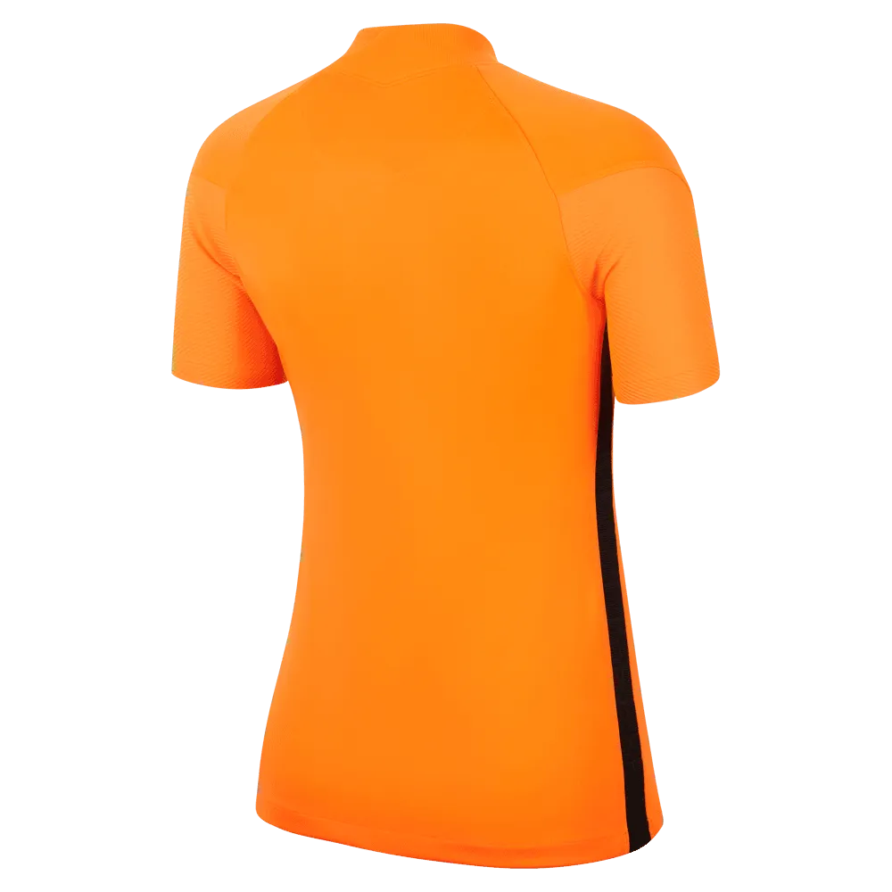 Nike Netherlands Women's EC22 Home Jersey - Total Orange-Black (Back)