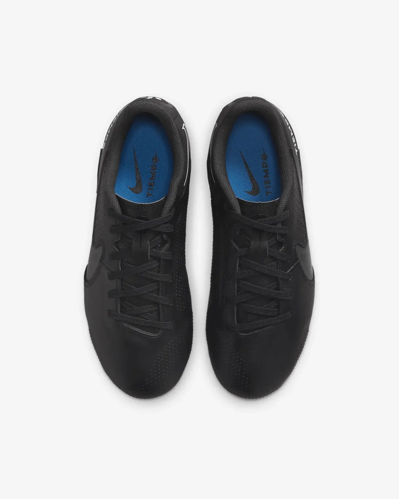 Nike JR Legend 9 Academy FG-MG - Black-Smoke Grey (Pair - Top)