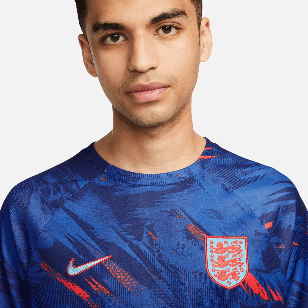 Nike 2022-23 England Dri Fit Top Blue Voids-Game Royal (Detail 1)