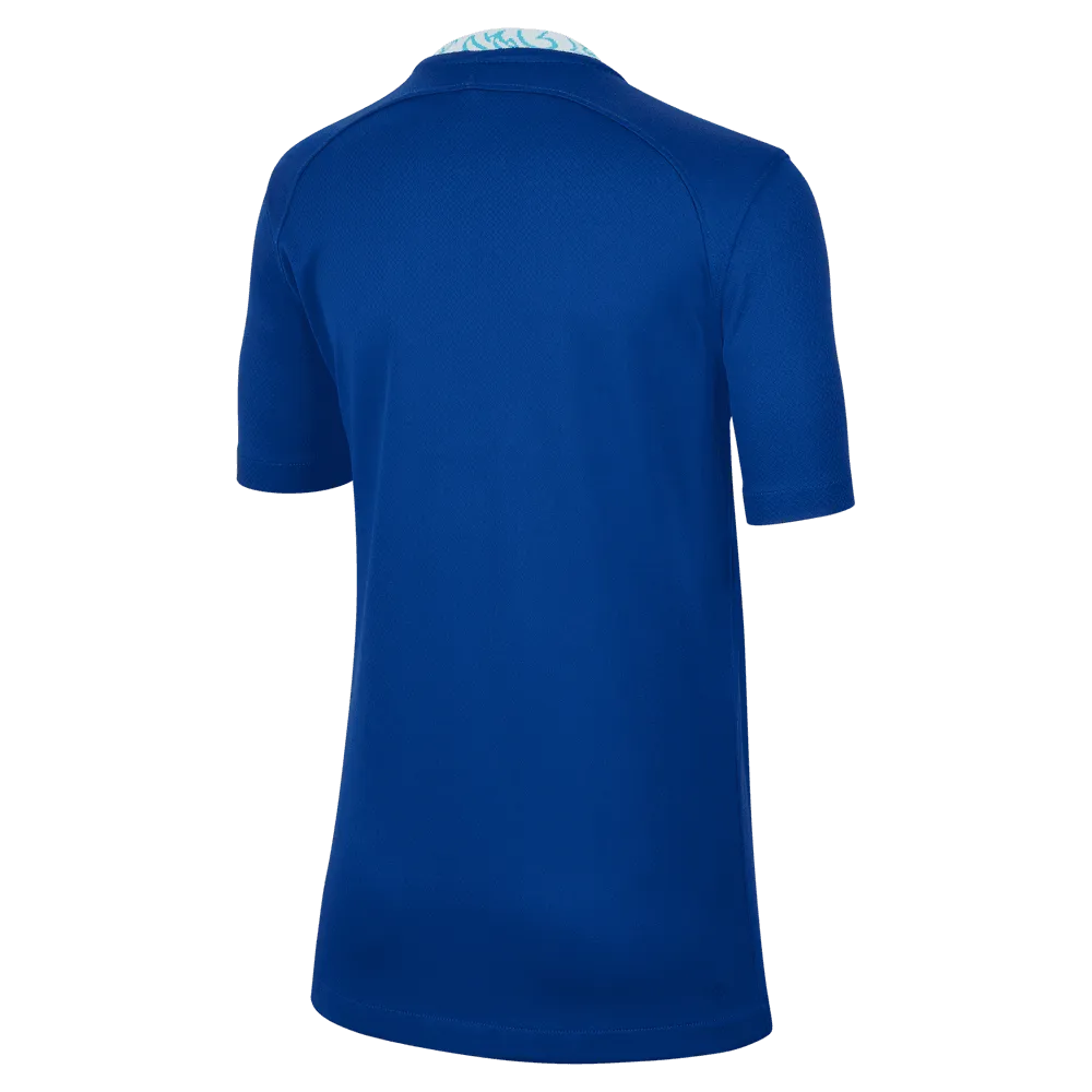 Nike 2022-23 Chelsea Youth Stadium Home Jersey (Back)