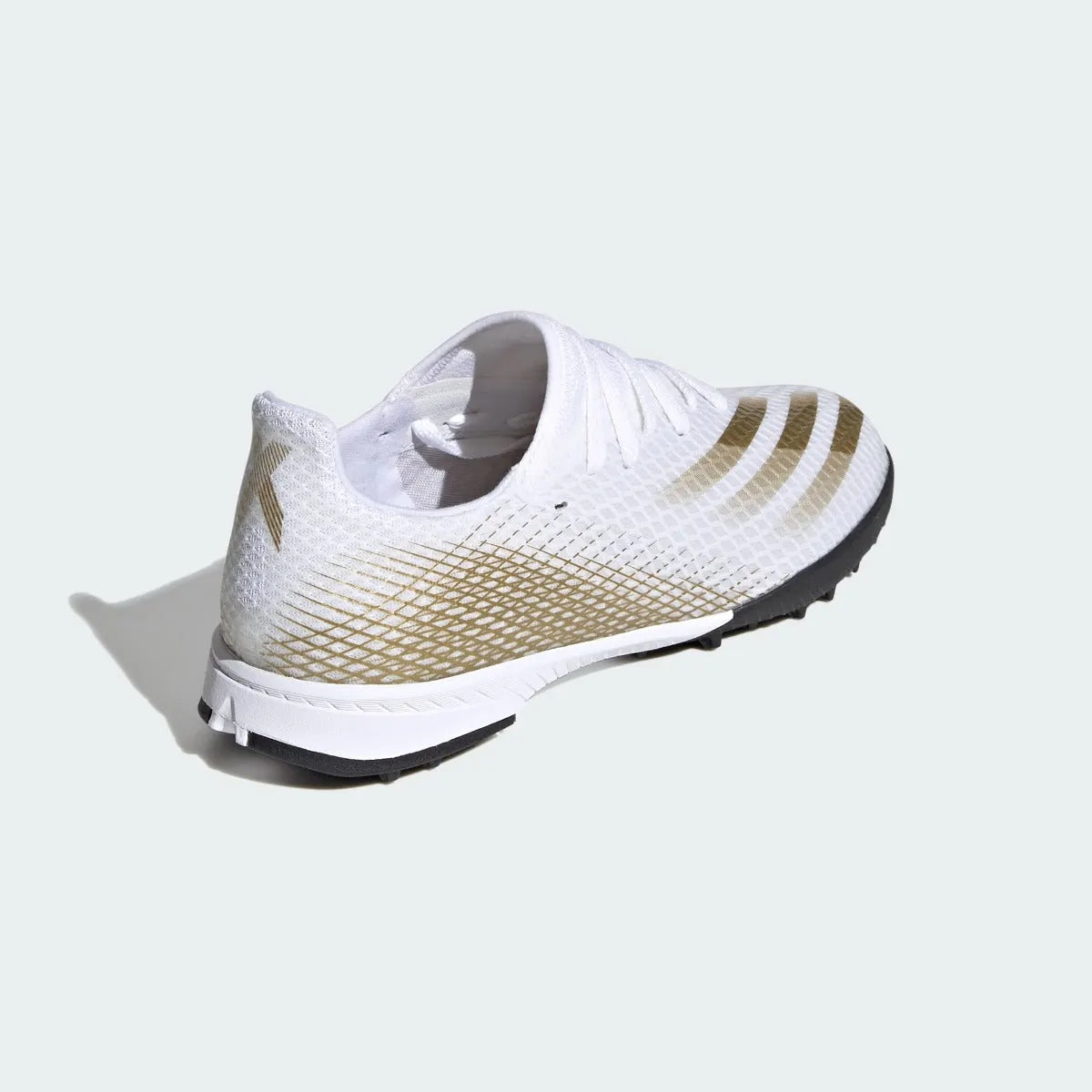 Adidas JR X Ghosted.3 TF - White-Gold