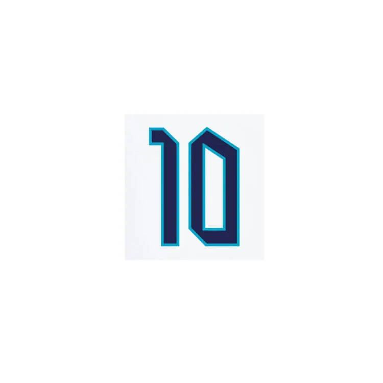 England 2022-23 Home Sterling #10 Jersey Name Set (Front)