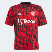 adidas 2023-24 Manchester United Youth Pre-Match Jersey (Front)