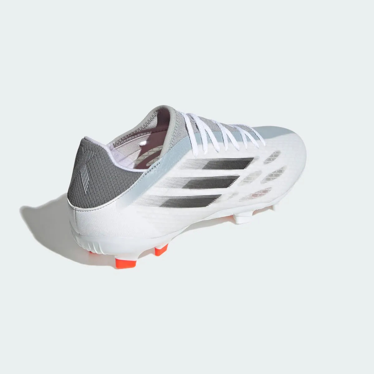 Adidas X Speedflow .3 FG - White-Iron Metallic (Diagonal 2)