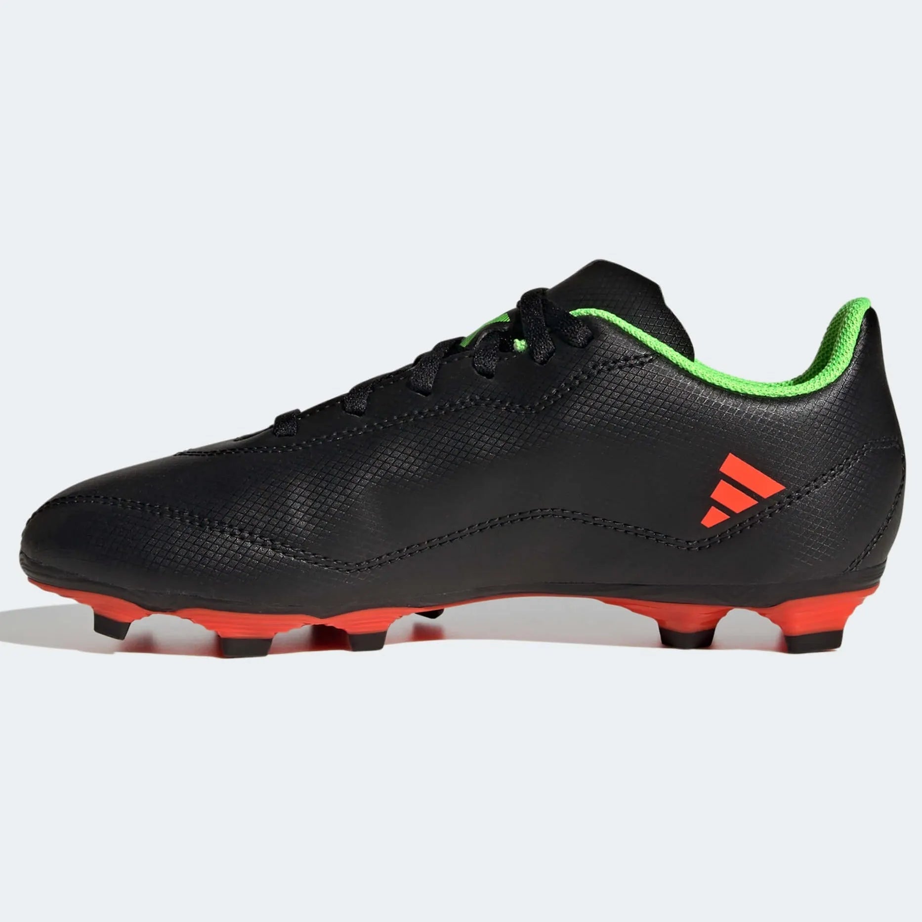 adidas Kids X SpeedPortal .4 FxG - Black-Solar Red (Side 2)
