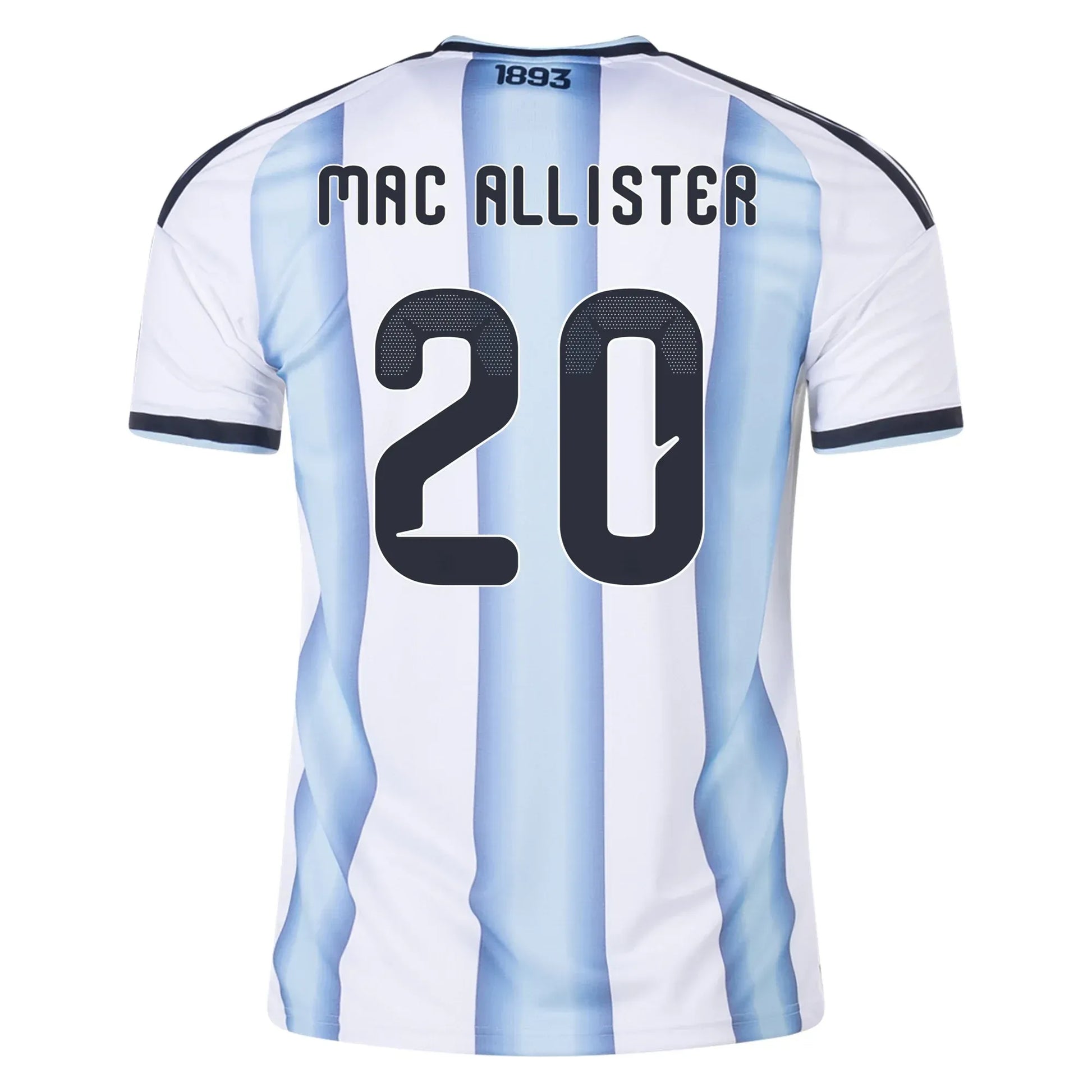 adidas 2026 Argentina Men's Stadium Home Soccer Jersey (Mac Allister)
