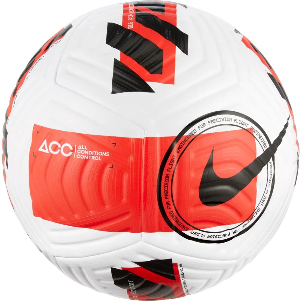 Nike Flight Ball - White-Black-Crimson (Back)