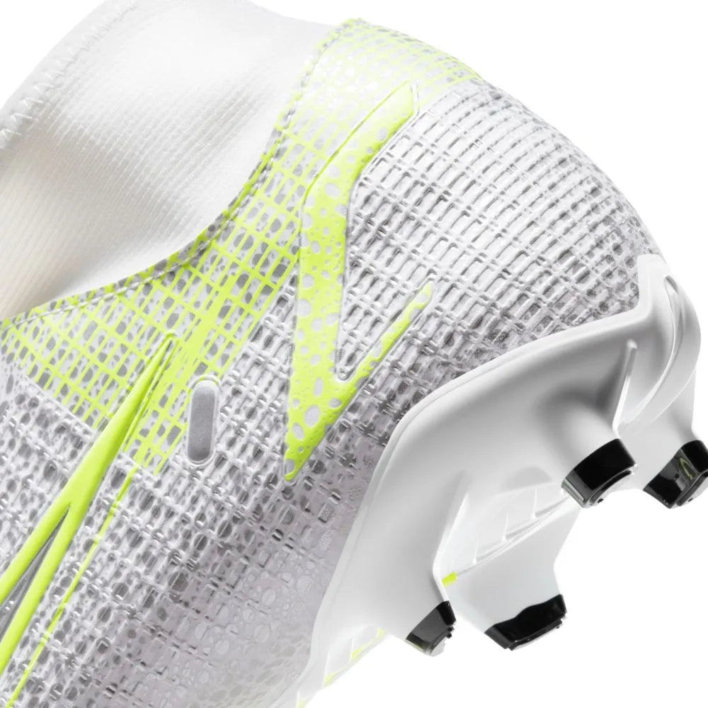Nike Superfly 8 Academy FG-MG - White-Grey-Volt (Detail 2)