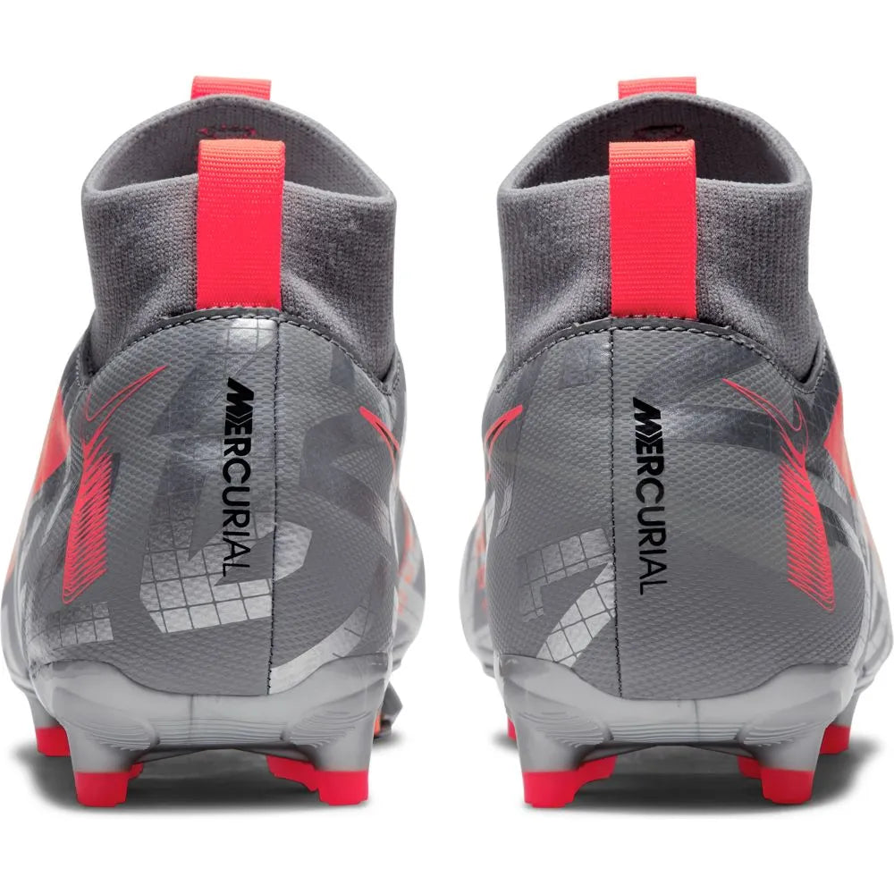 Nike JR Superfly 7 Academy FG - Grey-Red