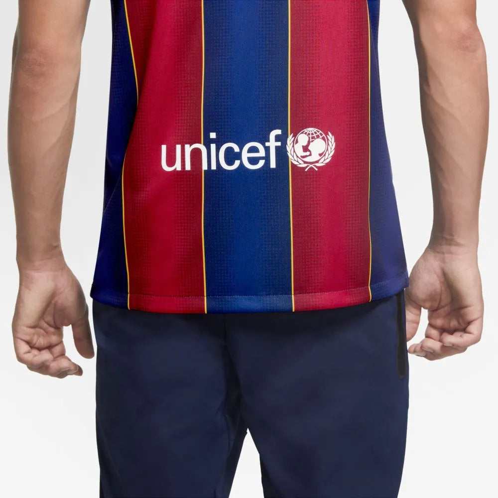 Nike 2020-21 Barcelona Home Jersey - Blue-Red (Detail 4)