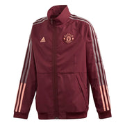 Adidas 2020-21 Manchester United Youth Anthem Jacket - Maroon