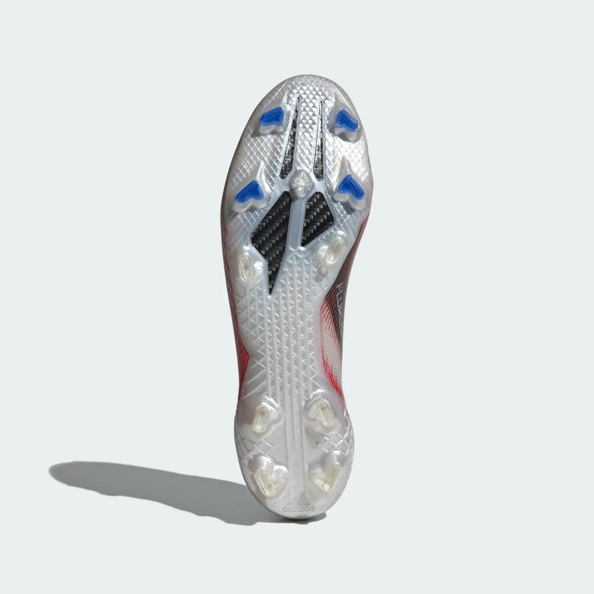 Adidas X Ghosted .1 FG - Silver Metallic-Red-Royal (Bottom)