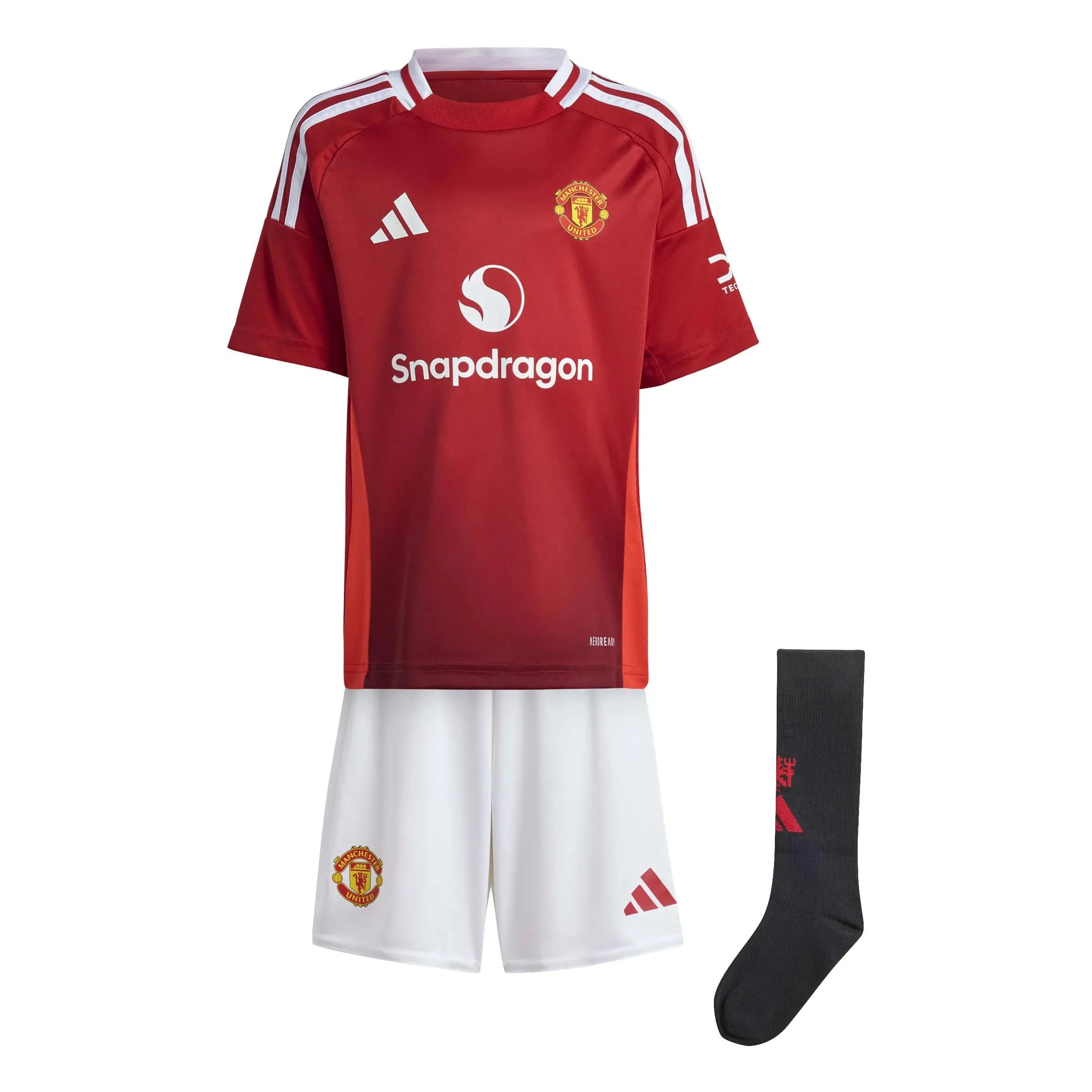 adidas 2024-25 Manchester United Kids' Home Mini Kit (Set)