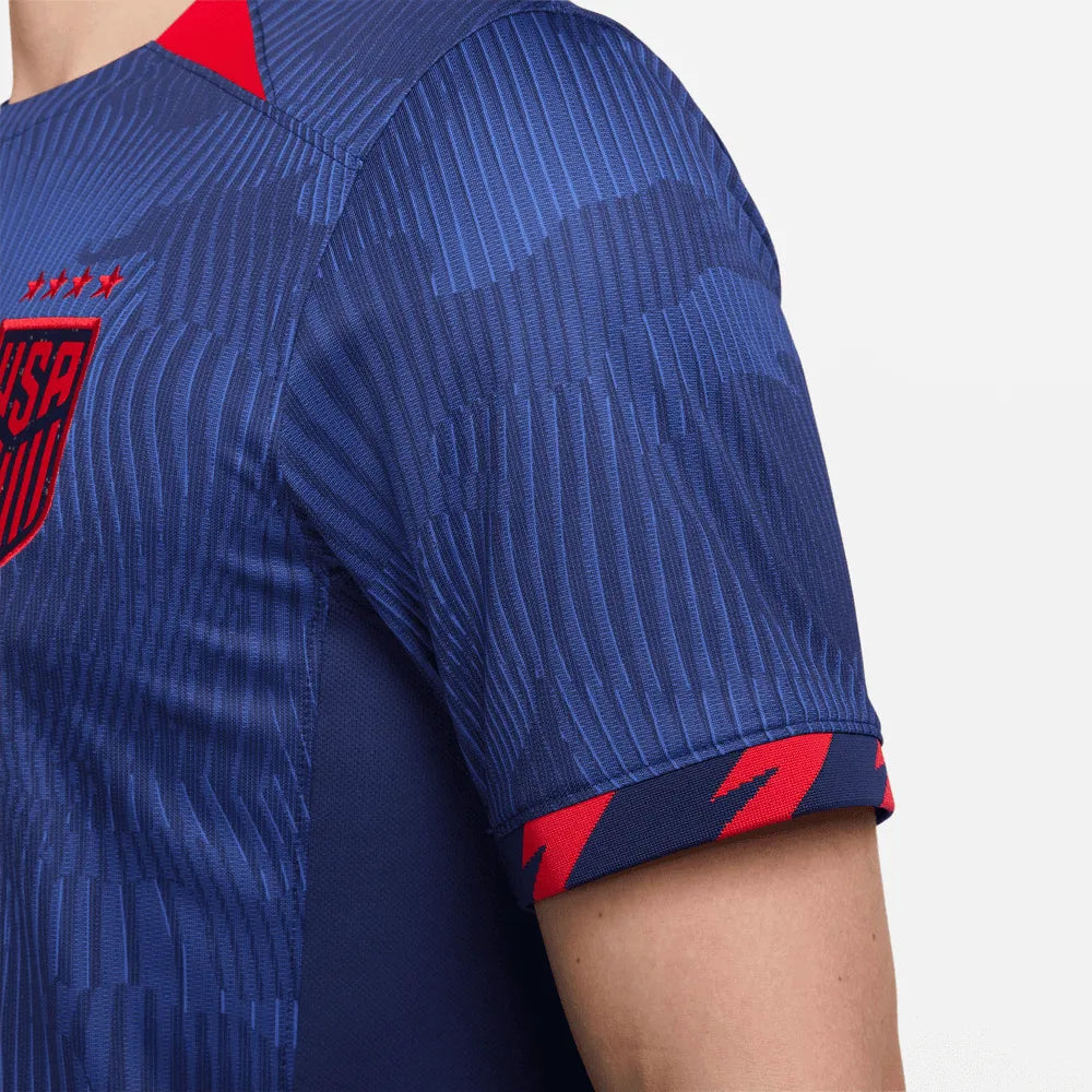 Nike 2023-24 USA Women's Stadium 4-Star Away Jersey (Men's Cut) (Detail 2)