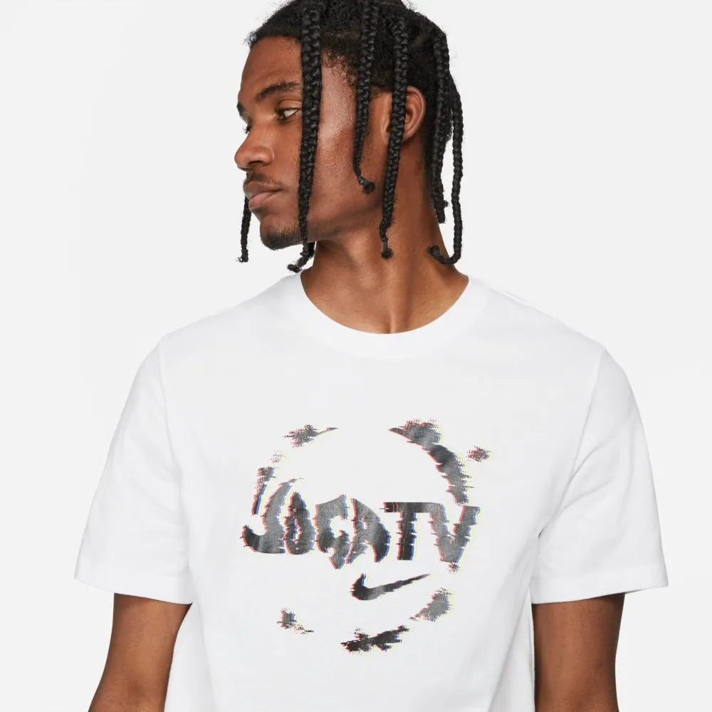 Nike FC Joga Bonito Seasonal Graphic Tee - White-Black (Detail 1)