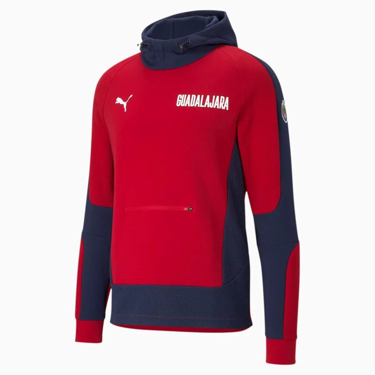 Puma 2021 Chivas Evostripe Hoody - Red-Navy