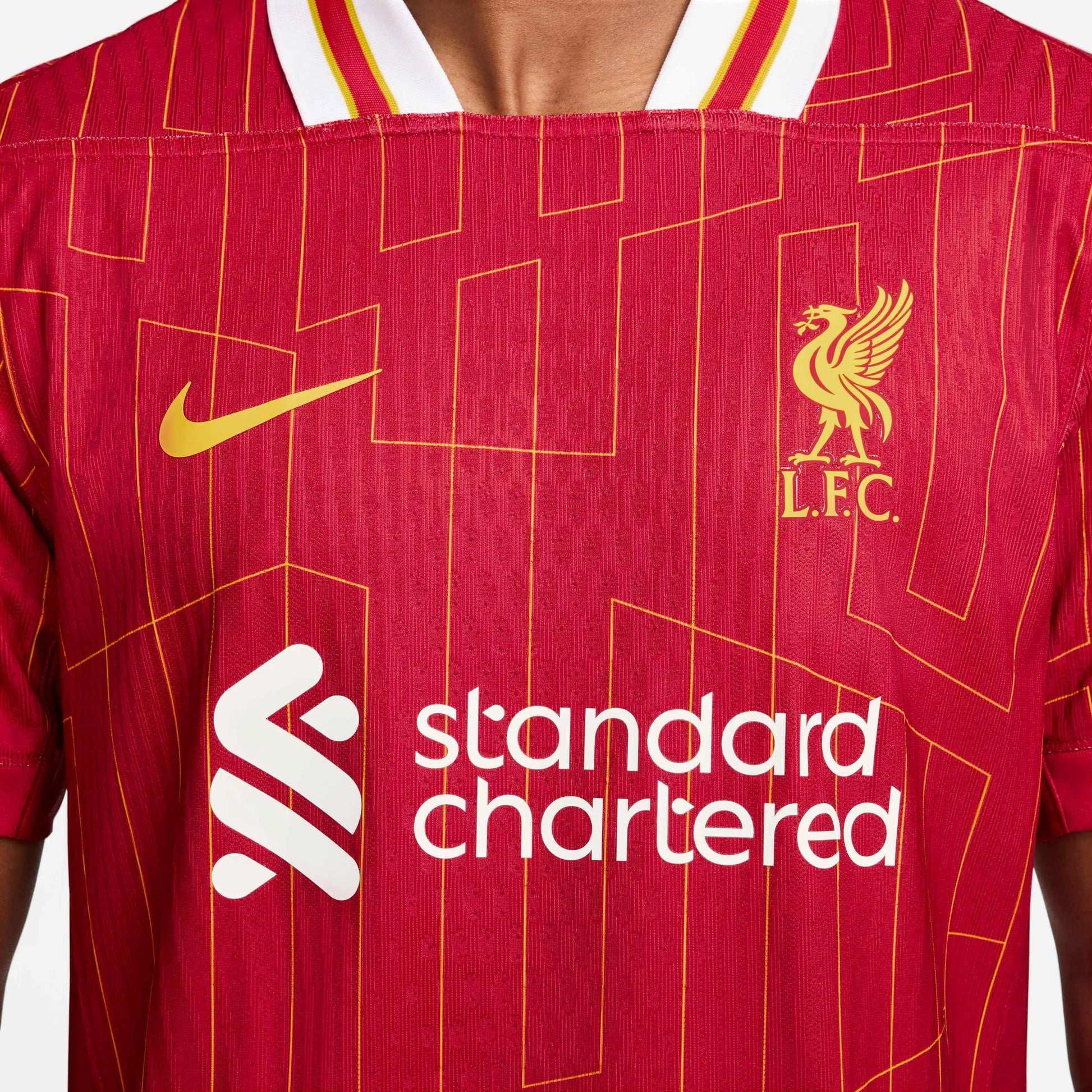 Nike 2024-25 Liverpool Men's Authentic Home Jersey (Detail 3)