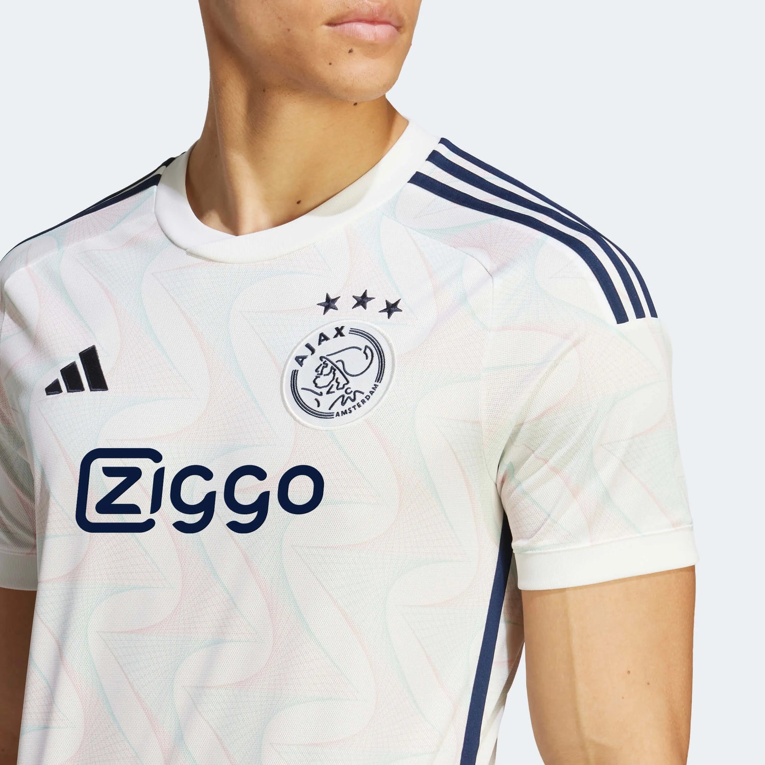 adidas 2023-24 Ajax Men's Stadium Away Jersey (Detail 1)