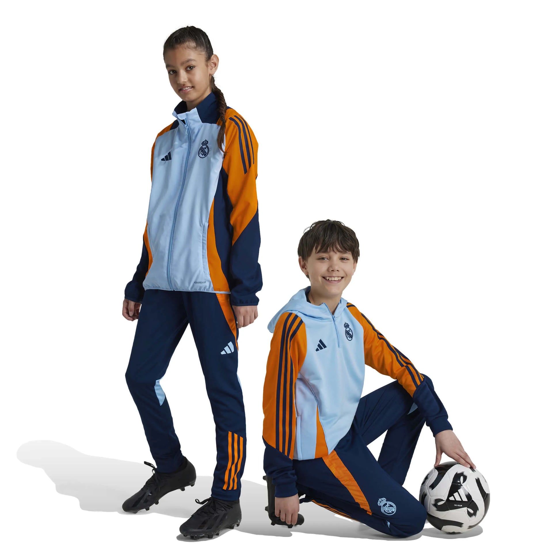 adidas 2024-25 Real Madrid Youth Training Pants (Models - Front)