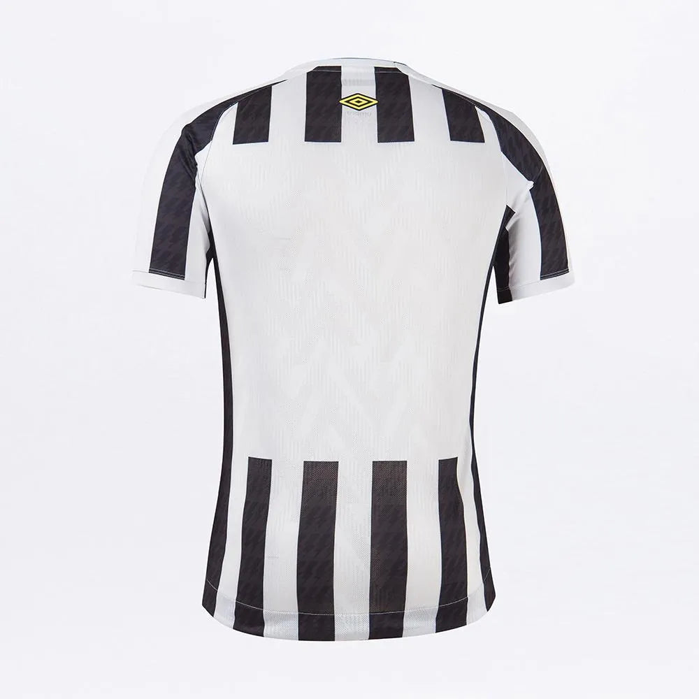 Umbro 2021-22 Santos Away Jersey - Black-White (Back)