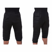 Elite Sport Elite Pro Goalkeeper Three Quarter Pants - Black (Front/Back)