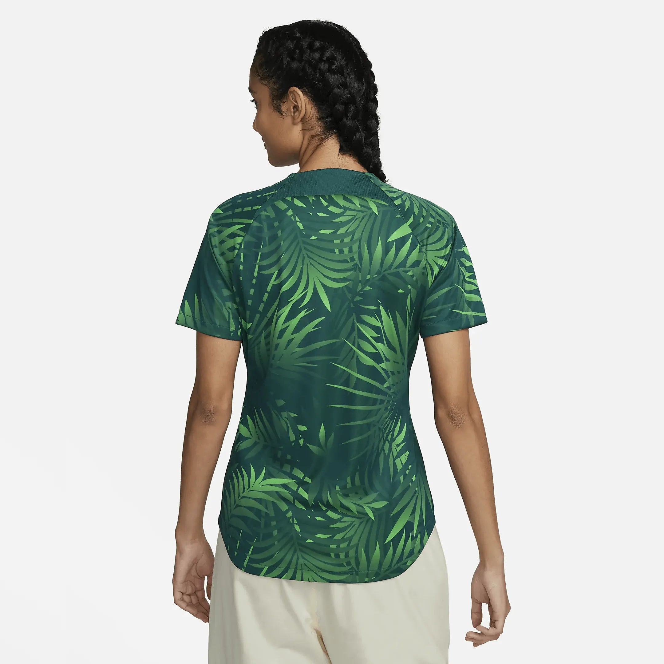 Nike 2023-24 Brazil Women's Academy Pre-Match Jersey (Model - Back)
