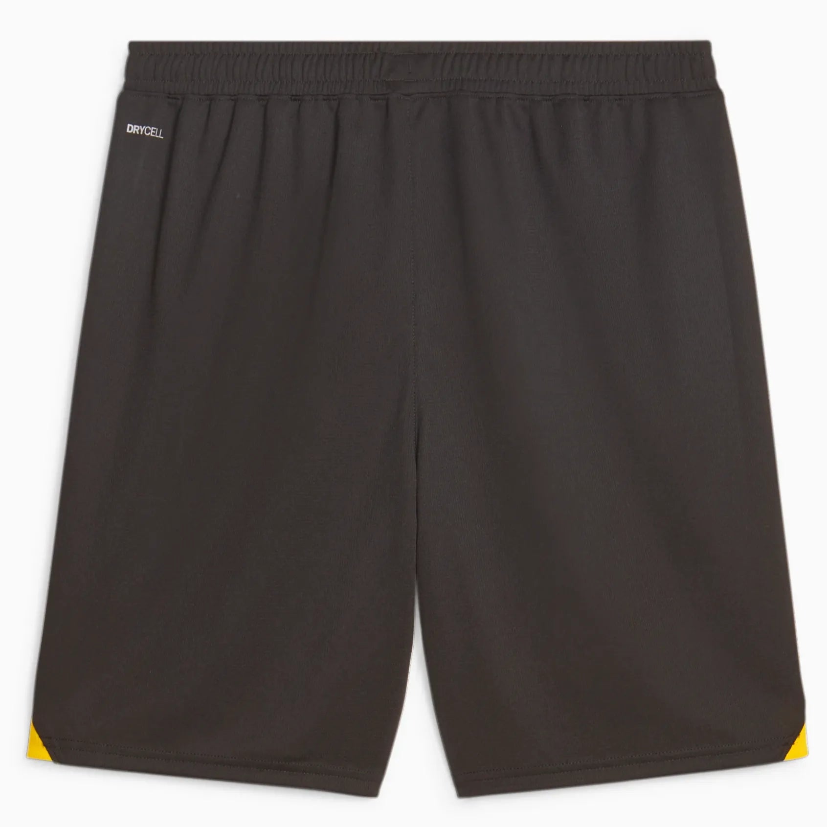 Puma 2023-24 Borussia Dortmund Men's Home Away Shorts Black-Yellow (Back)