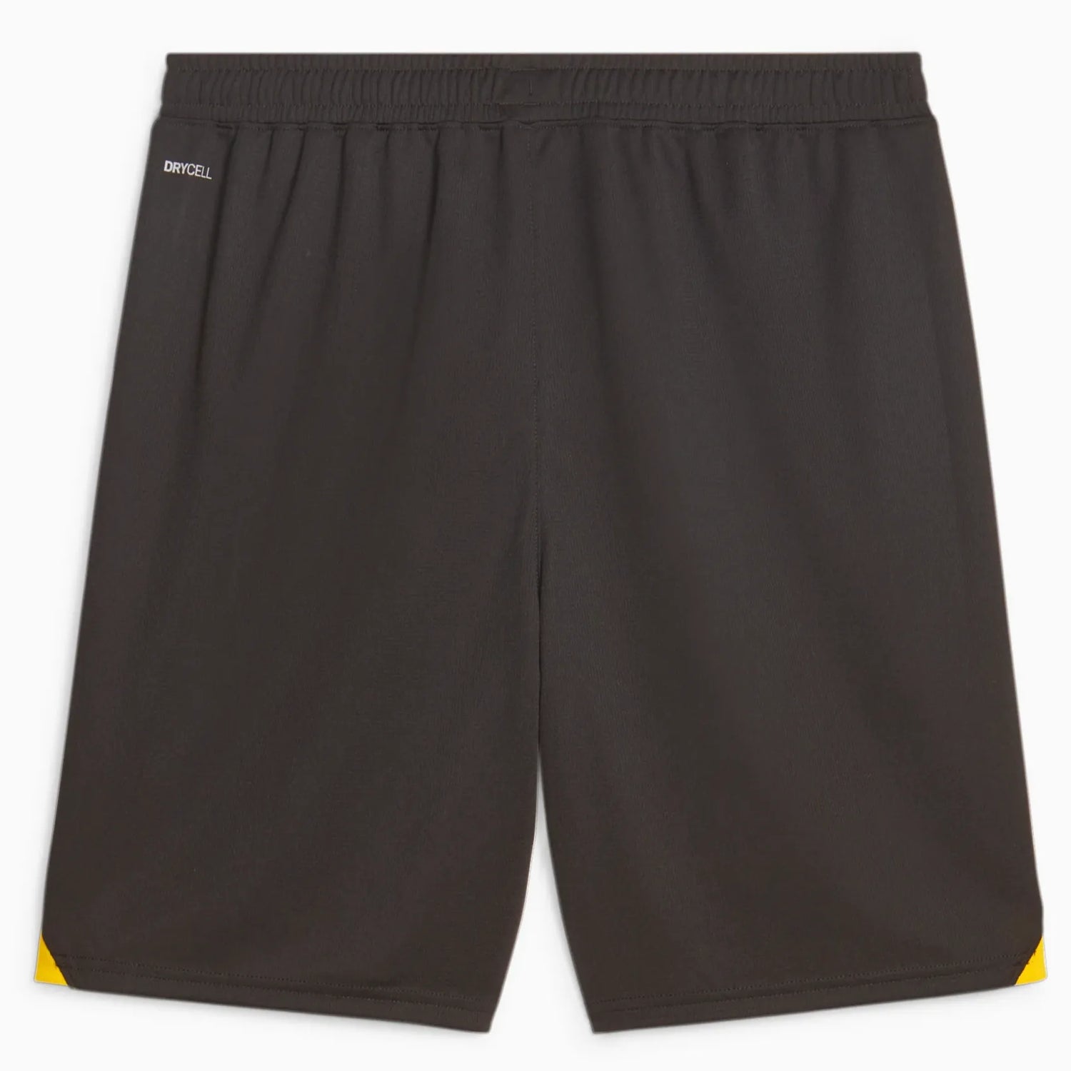 Puma 2023-24 Borussia Dortmund Men's Home Away Shorts Black-Yellow (Back)