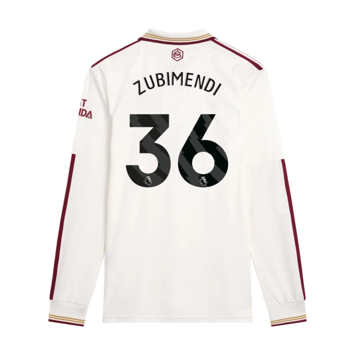 adidas 2025-26 Arsenal Men's Stadium Third Long-Sleeve Soccer Jersey (Zubimendi)