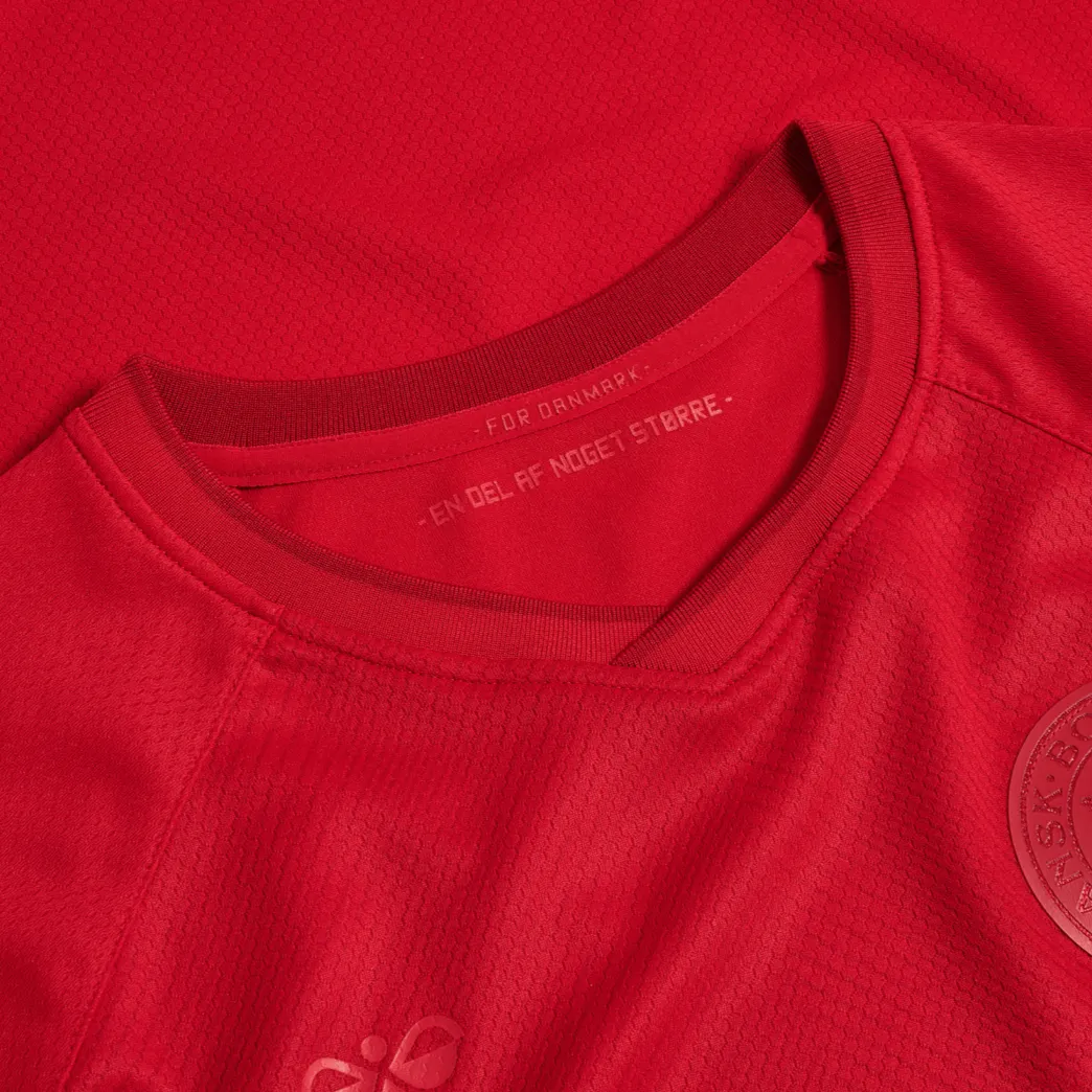 Hummel 2022-23 Denmark Home Jersey - Tango Red (Detail 2)