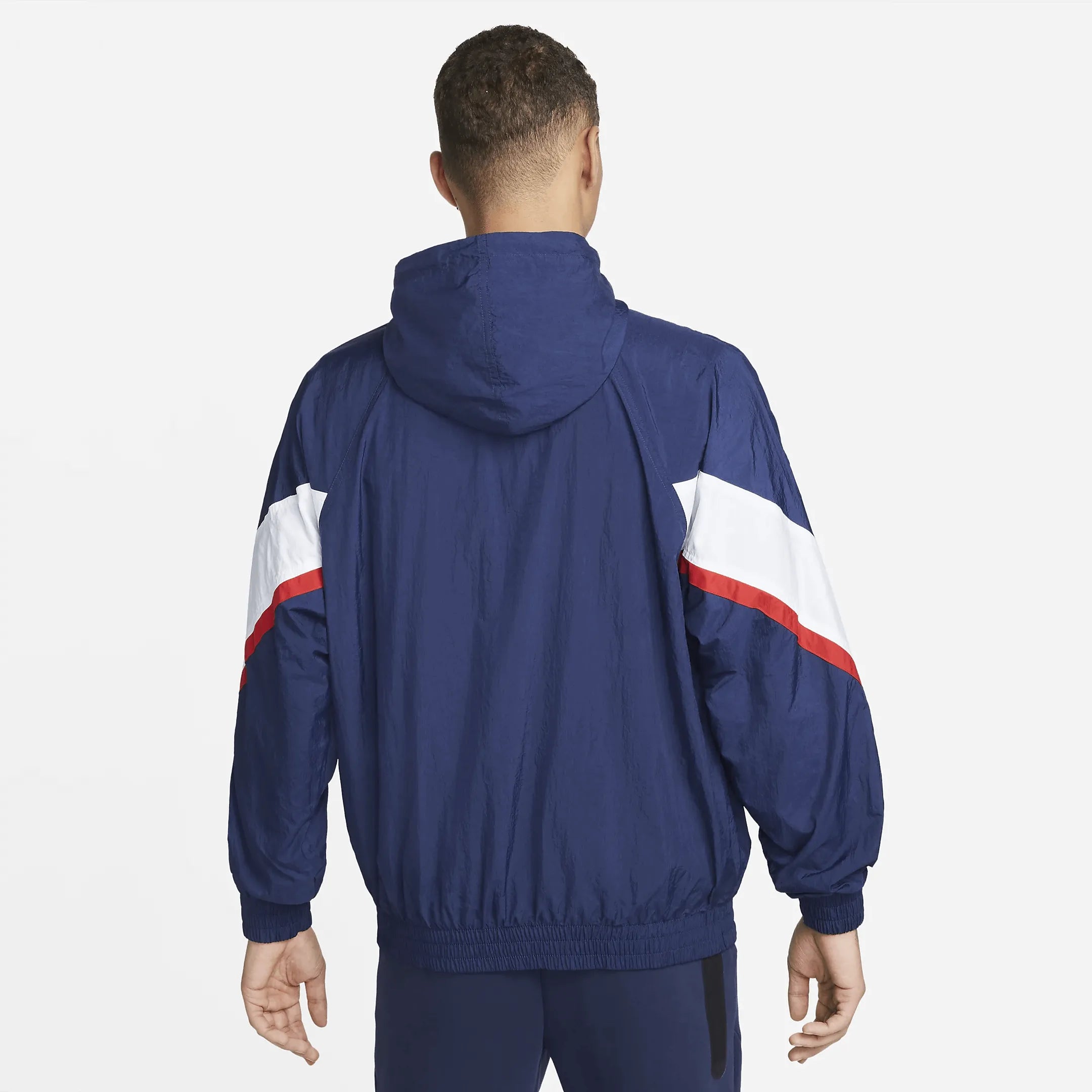 Nike 2022-23 PSG Strike Woven Anthem Jacket - Midnight Navy-White (Model -ack)
