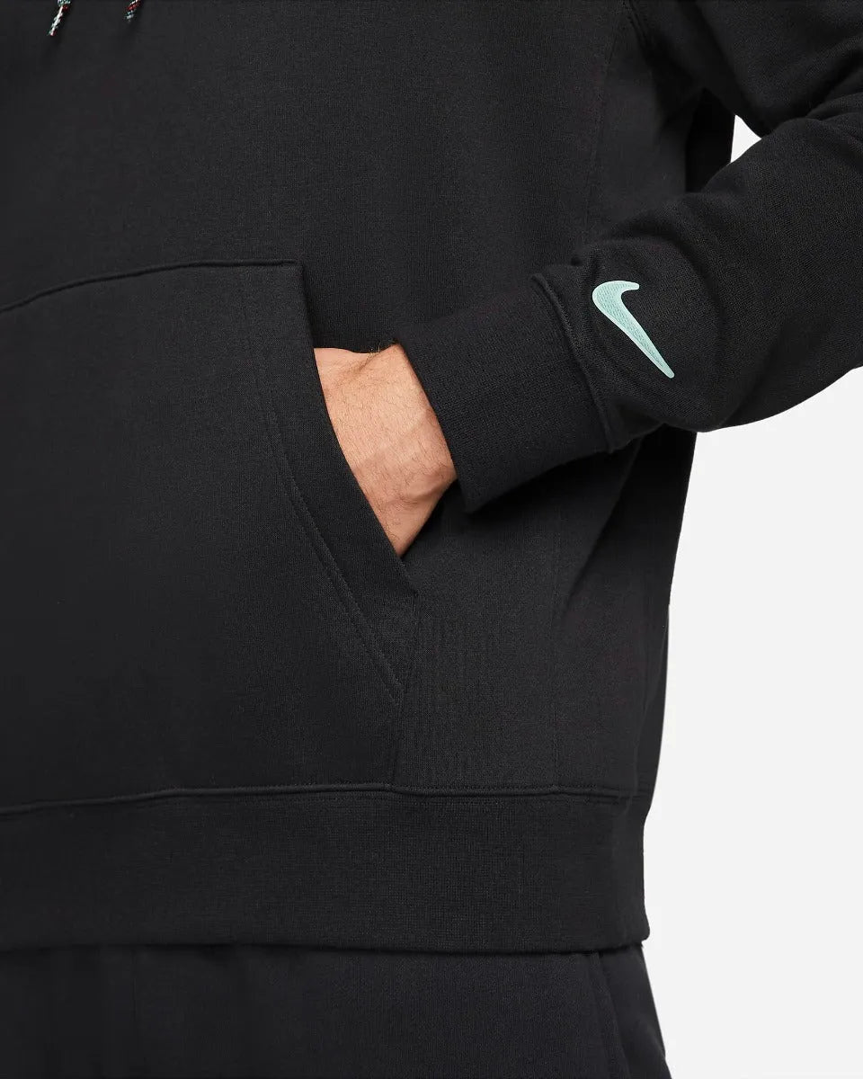 Nike 2021-22 Club America NSW Club Hoodie PO BB - Black-Healing Jade (Detail 2)
