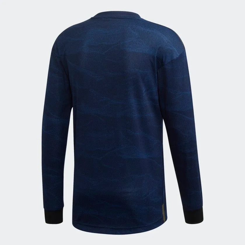 adidas 2019-20 Real Madrid Authentic Away Long-Sleeve Jersey - Indigo