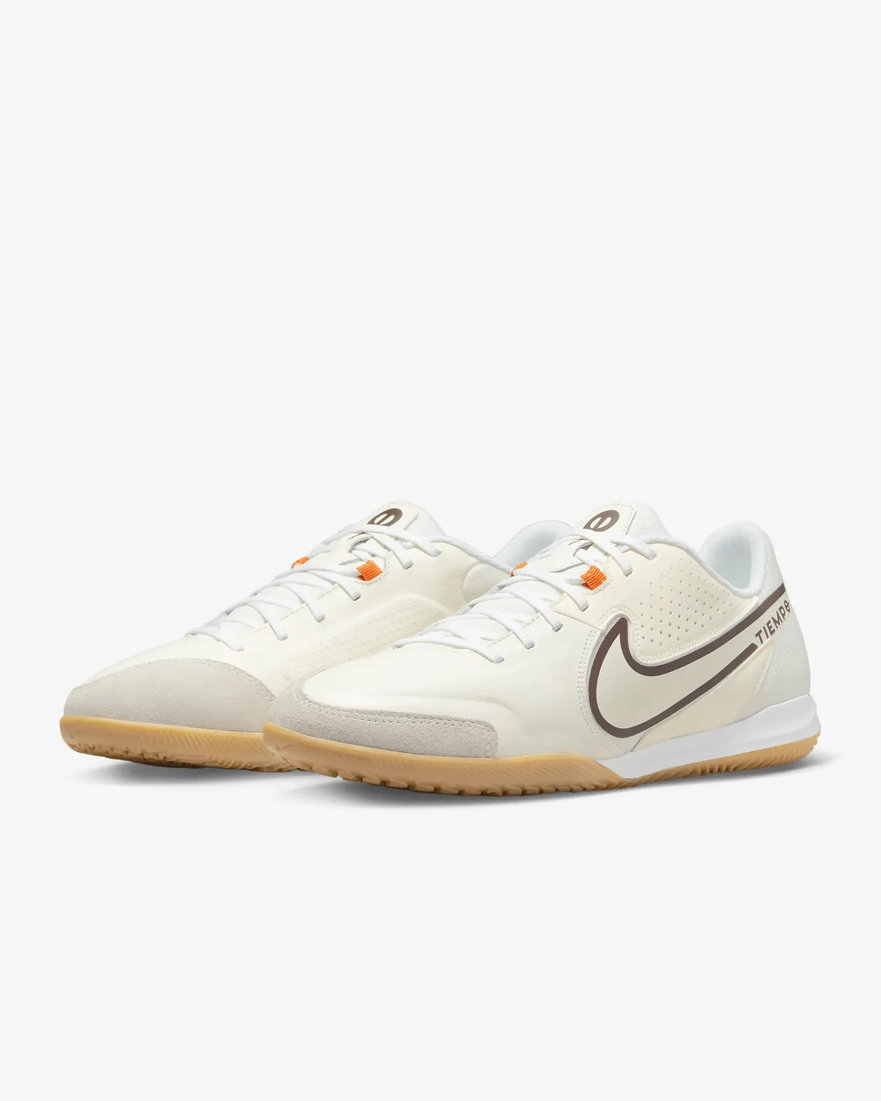 Nike Tiempo Legend 9 Academy Indoor Sail-Dark Beetroot (Pair - Diagonal)