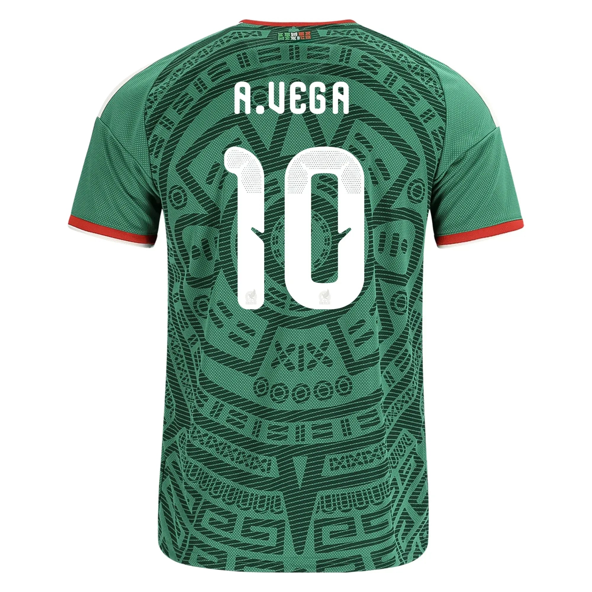 adidas 2026 Mexico Men's Stadium Home Soccer Jersey (A. Vega)