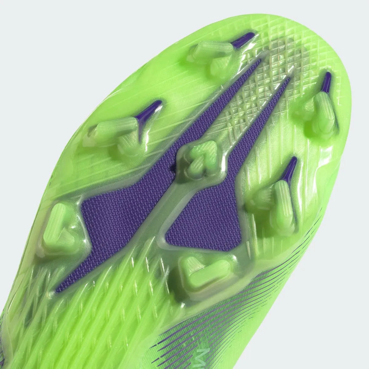 Adidas JR X Ghosted+ FG - Signal Green-Purple