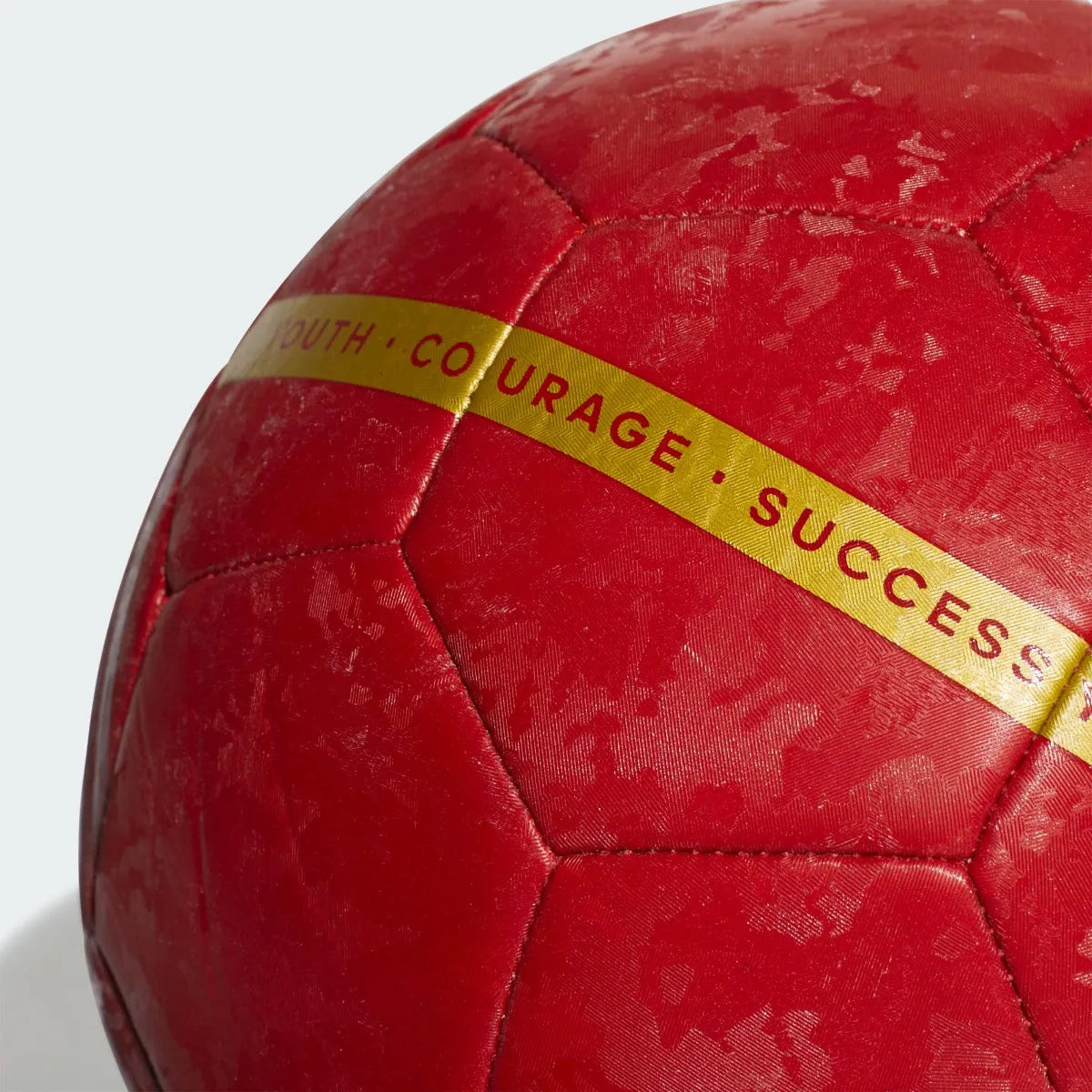 Adidas 2021-22 Manchester United Home Club Ball - Red-Gold (Detail 2)