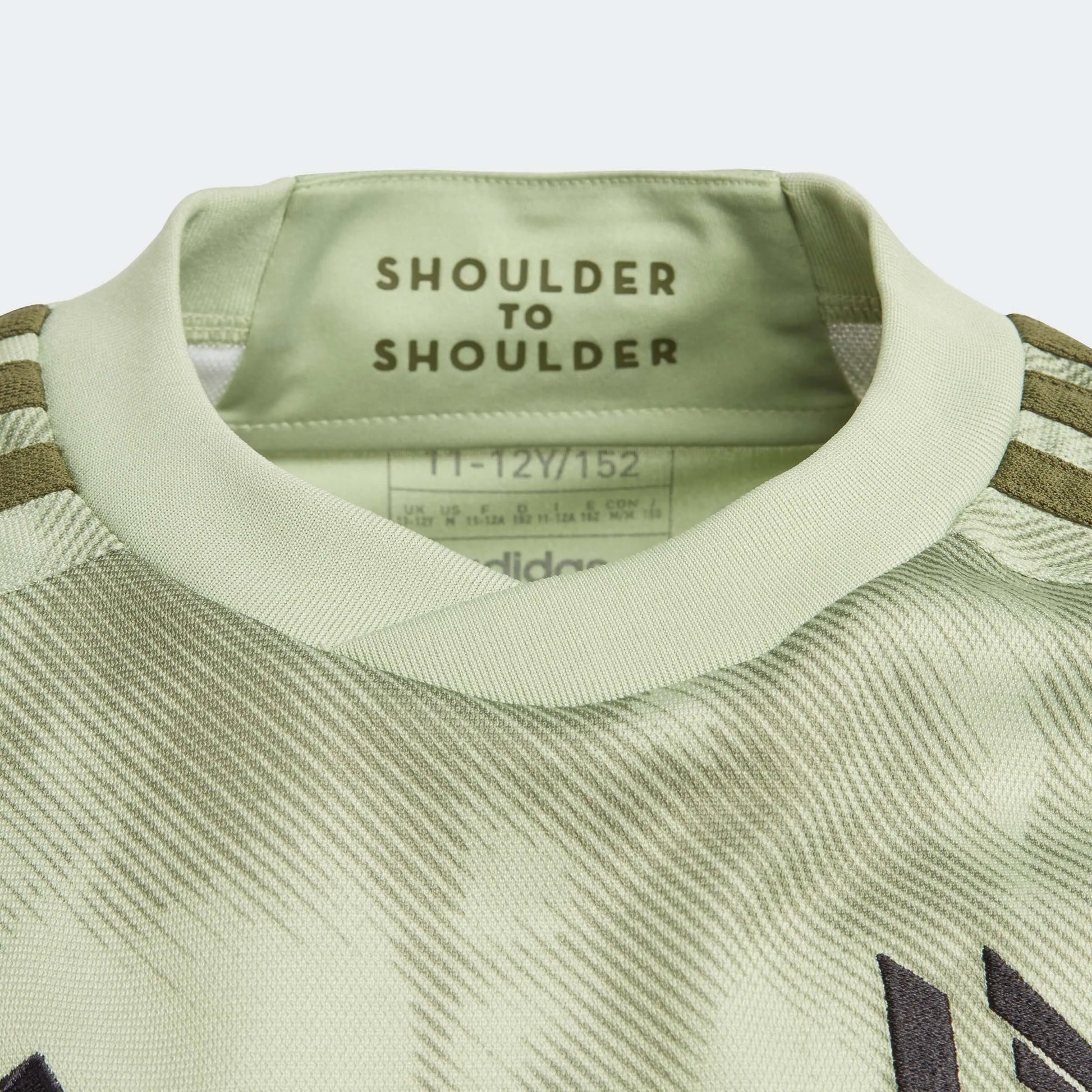 adidas 2023-24 LAFC Youth Away Jersey - Magic Lime-Tent Green (Detail 3)