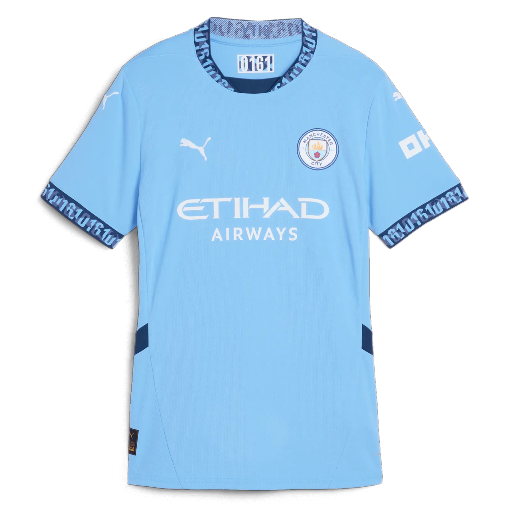 Puma 2024-25 Manchester City Women's Stadium Home Jersey (Front)