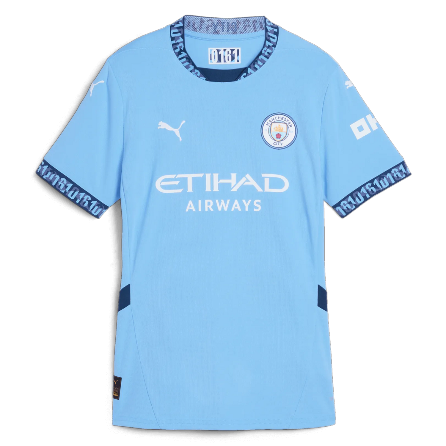 Puma 2024-25 Manchester City Women's Stadium Home Jersey (Front)