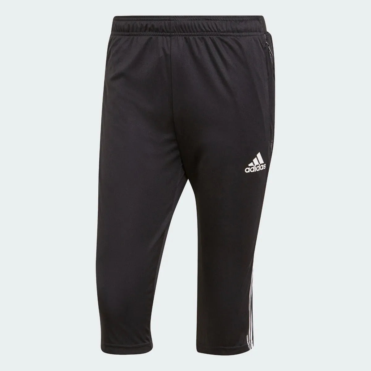 Adidas Tiro 21 Three-Quarter Pants - Black-White (Front)