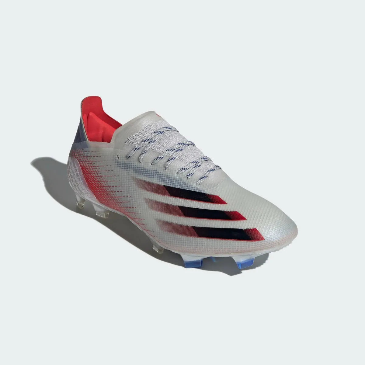 Adidas X Ghosted .1 FG - Silver Metallic-Red-Royal (Diagonal 1)